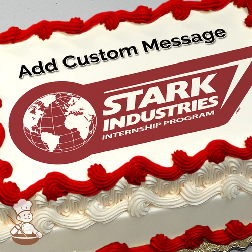 Marvel's Spider-Man Stark Internship Photo Cake