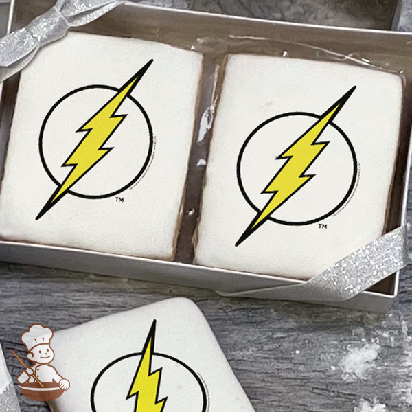 Justice League Flash Cookie Gift Box (Rectangle)