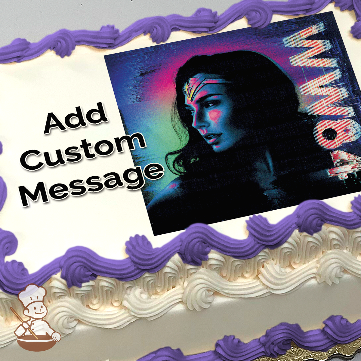 Wonder Woman 84 Photo Cake