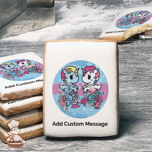 Tokidoki Mermicorno Custom Message Cookies (Rectangle)