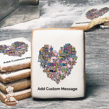 Load image into Gallery viewer, Tokidoki Heart Custom Message Cookies (Rectangle)