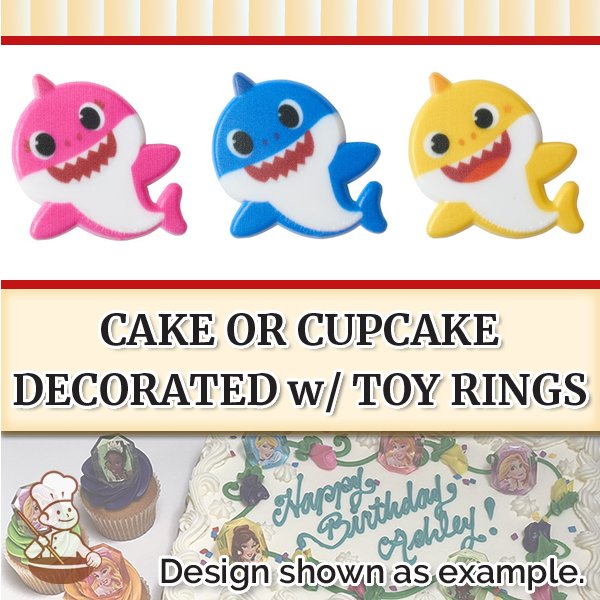 Baby Shark Mommy, Daddy and Baby Rings (free design)