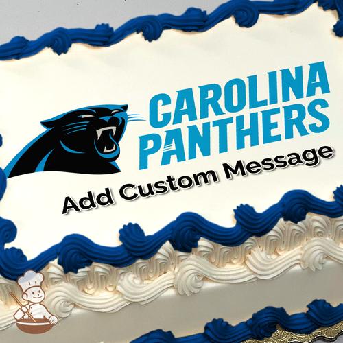 NFL Carolina Panthers Photo Cake