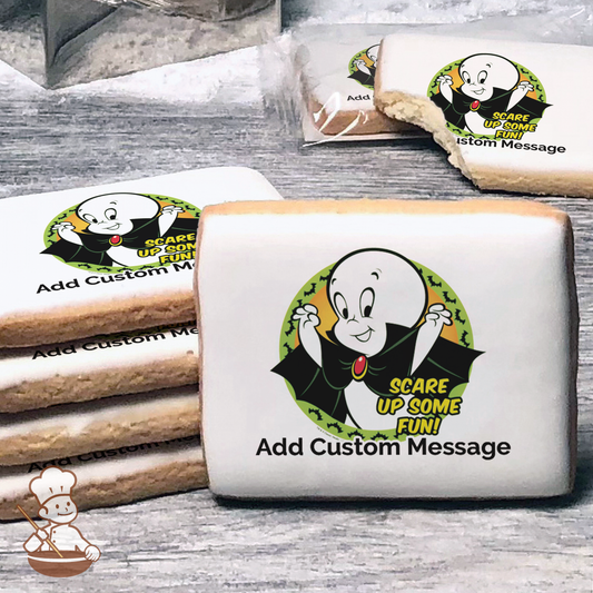 Casper Scare Up Some Fun Custom Message Cookies (Rectangle)