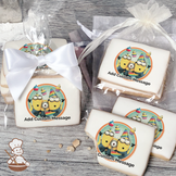 Despicable Me Party Time Custom Message Cookies (Rectangle)