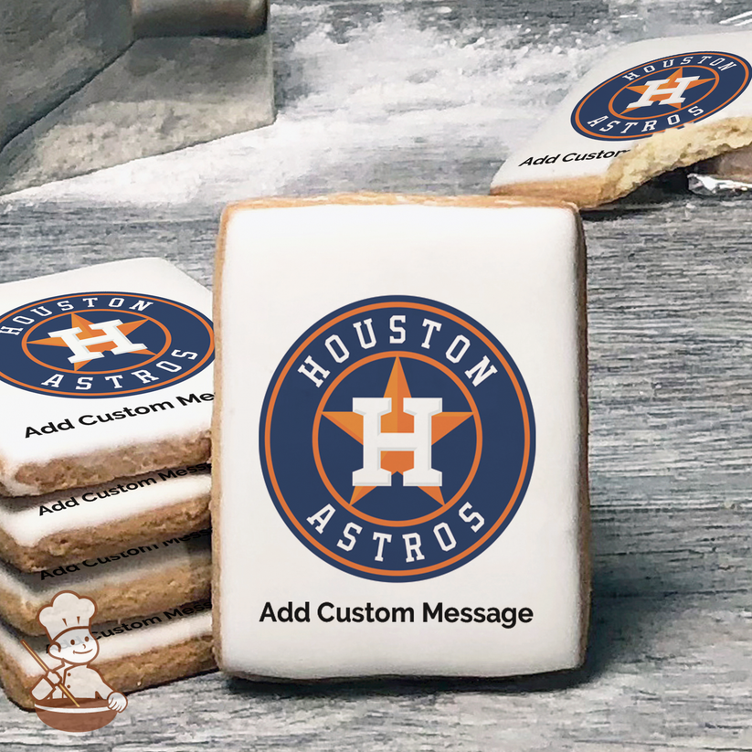 MLB Houston Astros Custom Message Cookies – Watsonville & Monterey