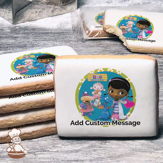 Doc McStuffins Doc and Friends Custom Message Cookies (Rectangle)