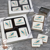 NFl Miami Dolphins Cookie Gift Box (Rectangle)
