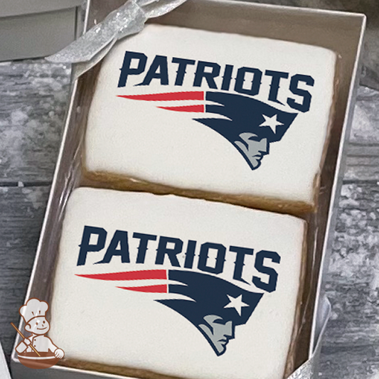 NFL New England Patriots Cookie Gift Box (Rectangle)