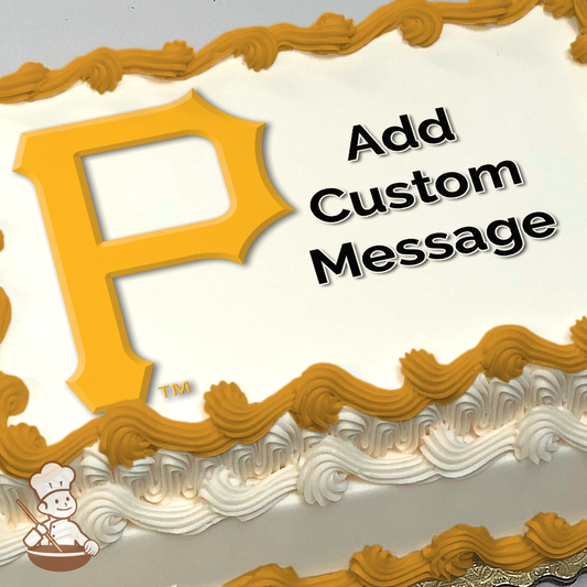 MLB Pittsburg Pirates Photo Cake