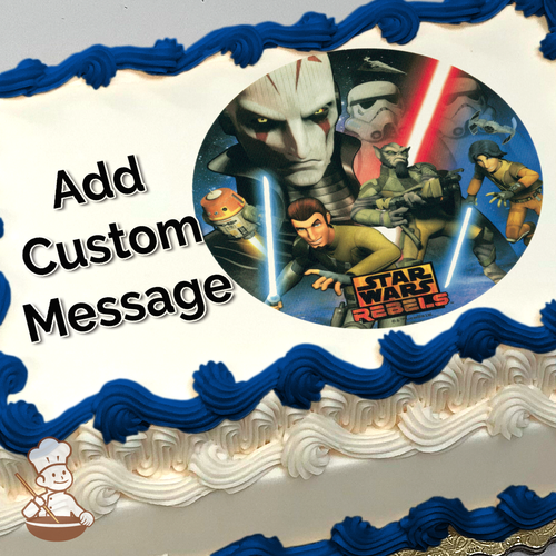 Star Wars Rebels Inquisitor Photo Cake