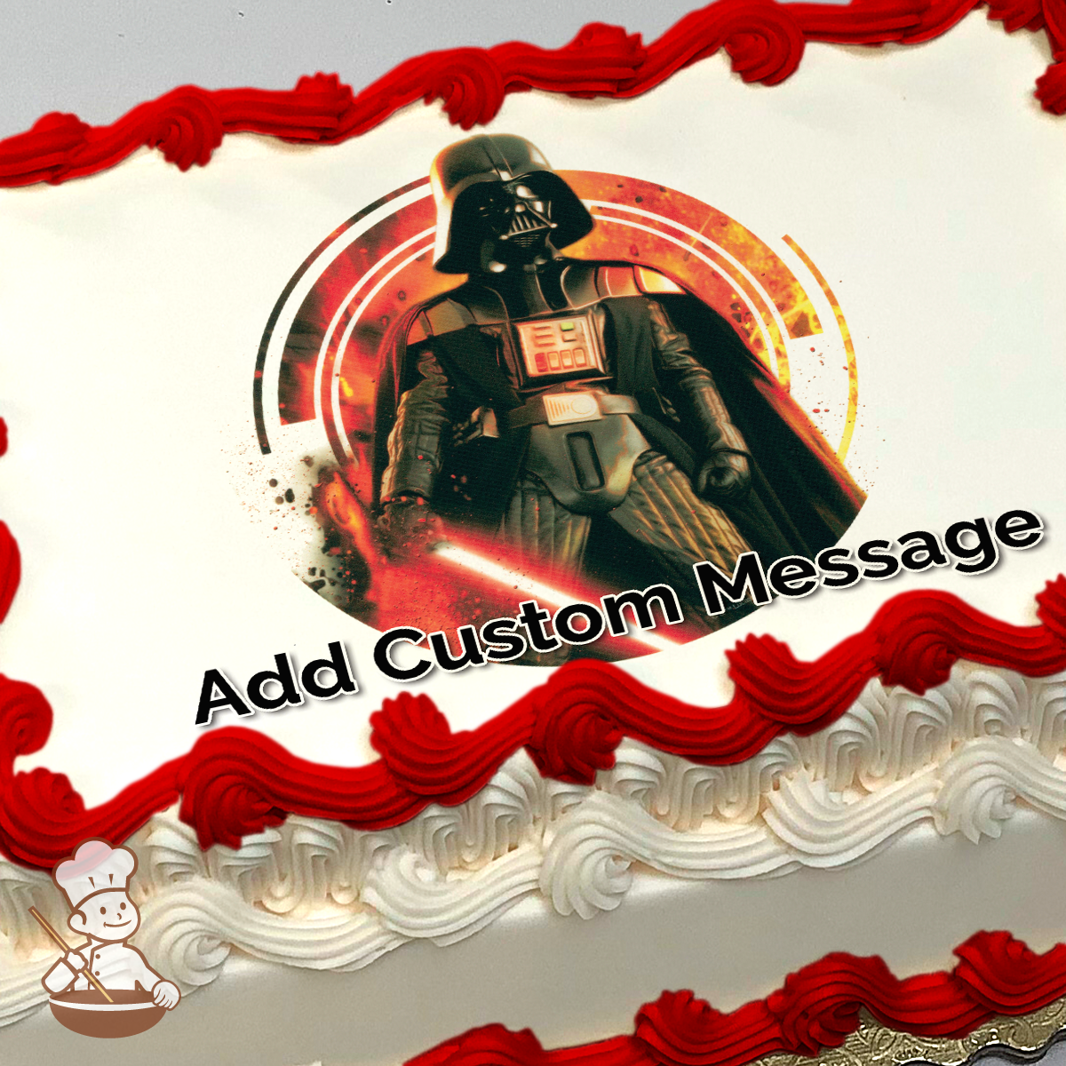 Star Wars Darth Vader Photo Cake