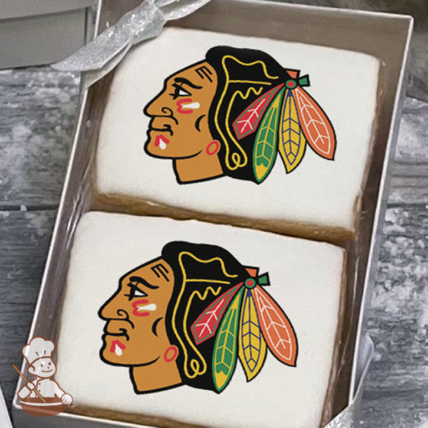 NHL Chicago Blackhawks Cookie Gift Box (Rectangle)