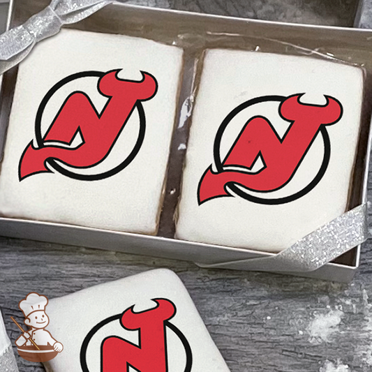 NHL New Jersey Devils Cookie Gift Box (Rectangle)