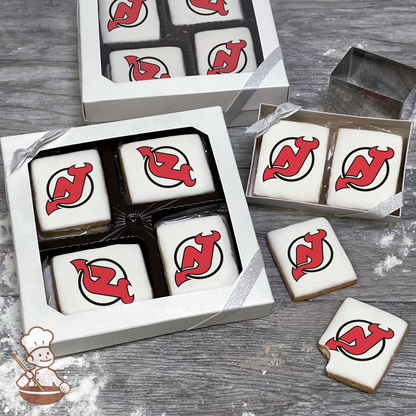 NHL New Jersey Devils Cookie Gift Box Rectangle