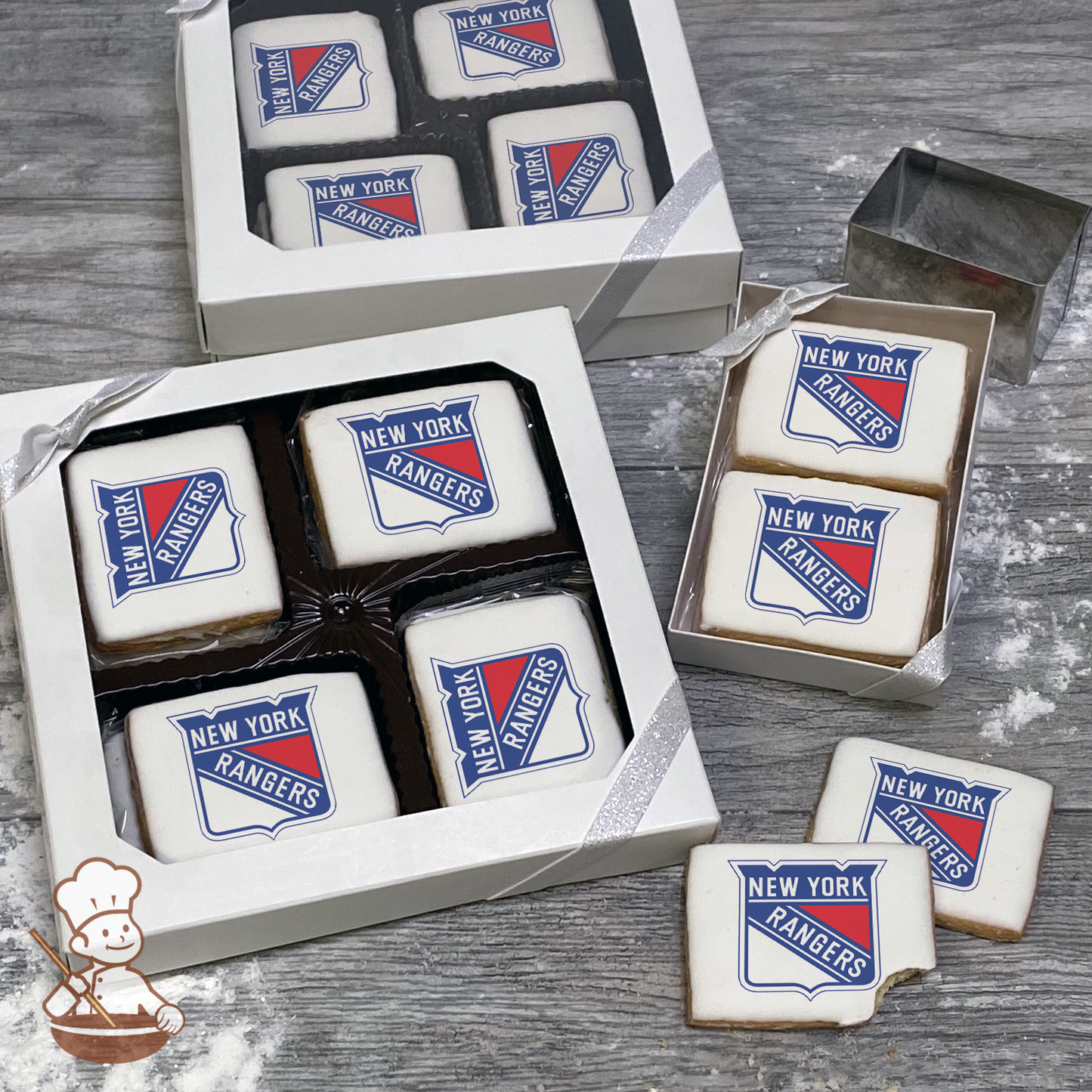 NHL New York Rangers Cookie Gift Box (Rectangle)