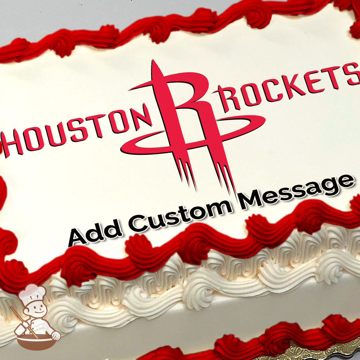 NBA Houston Rockets Photo Cake