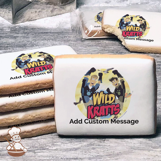Wild Kratts Custom Message Cookies (Rectangle)