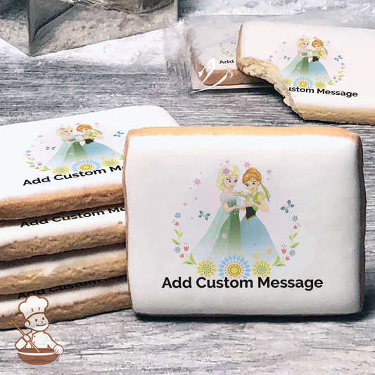 Frozen Fever Summer Solstice Custom Message Cookies (Rectangle)