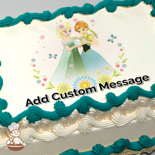 Frozen Fever Summer Solstice Photo Cake