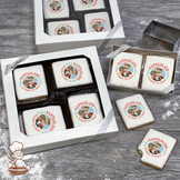 Santa Claus is Comin to Town Cookie Gift Box (Rectangle)