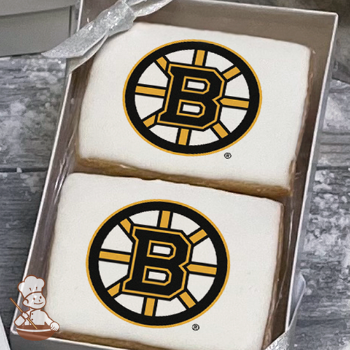 NHL Boston Bruins Cookie Gift Box (Rectangle)