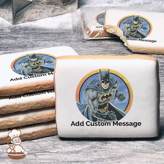 Batman KAA BOOM Custom Message Cookies (Rectangle)