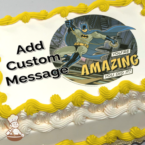 Batman You're Amazing Photo Cake