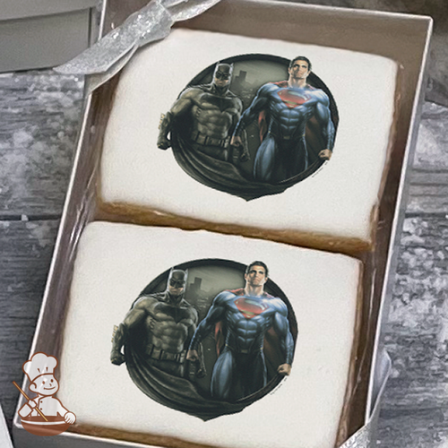 Batman v Superman Cookie Gift Box (Rectangle)
