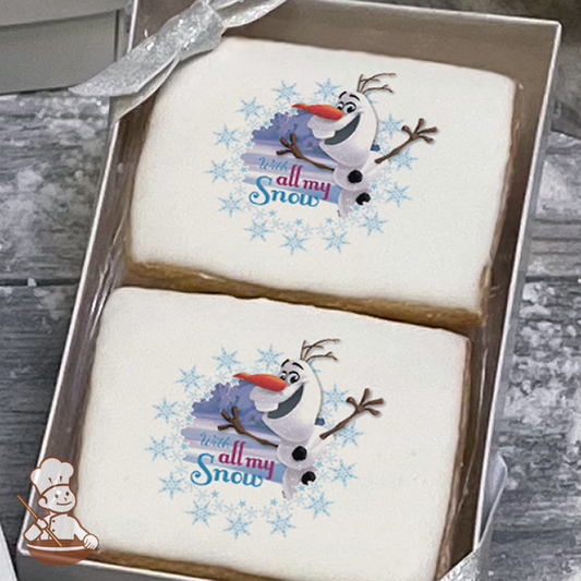 Frozen Olaf With All My Snow Cookie Gift Box (Rectangle)