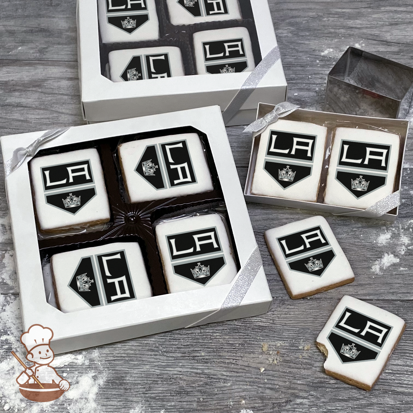 NHL Los Angeles Kings Cookie Gift Box (Rectangle)