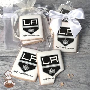 NHL Los Angeles Kings Custom Message Cookies (Rectangle)