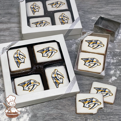 NHL Nashville Predators Cookie Gift Box (Rectangle)