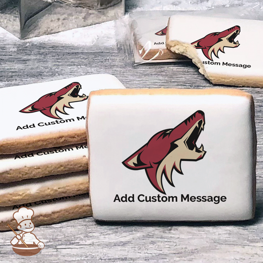 NHL Arizona Coyotes Custom Message Cookies (Rectangle)