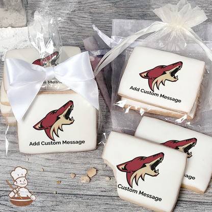 NHL Arizona Coyotes Custom Message Cookies (Rectangle)