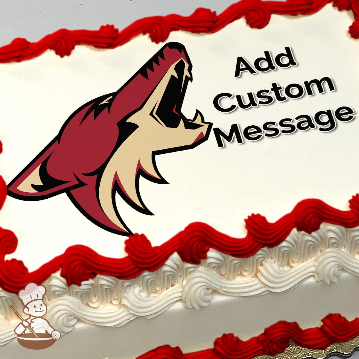 NHL Arizona Coyotes Photo Cake