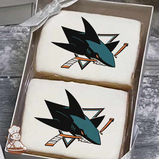 NHL San Jose Sharks Cookie Gift Box (Rectangle)