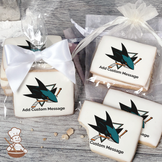 NHL San Jose Sharks Custom Message Cookies (Rectangle)