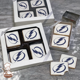 NHL Tampa Bay Lightning Cookie Gift Box (Rectangle)