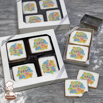 Safari Babies Cookie Gift Box (Rectangle)