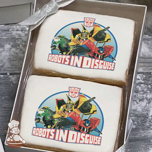Transformers Robots in Disguise Cookie Gift Box (Rectangle)