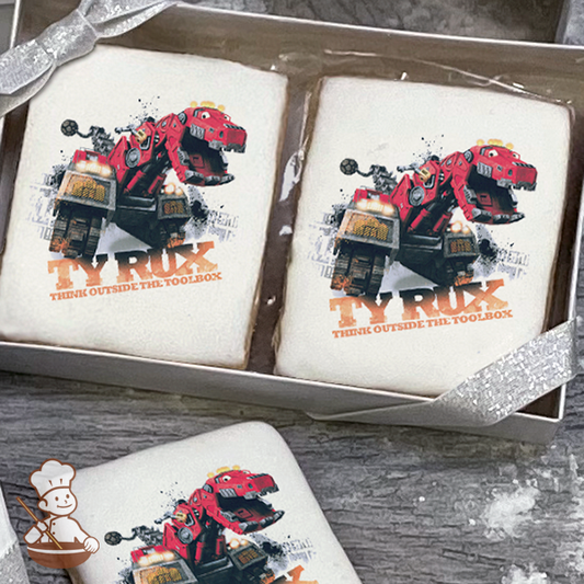 Dinotrux Outside the Toolbox Cookie Gift Box (Rectangle)