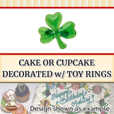 Shamrock Puff Glitter Rings (free design)
