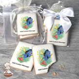 Finding Dory Ocean Here We Come Custom Message Cookies (Rectangle)