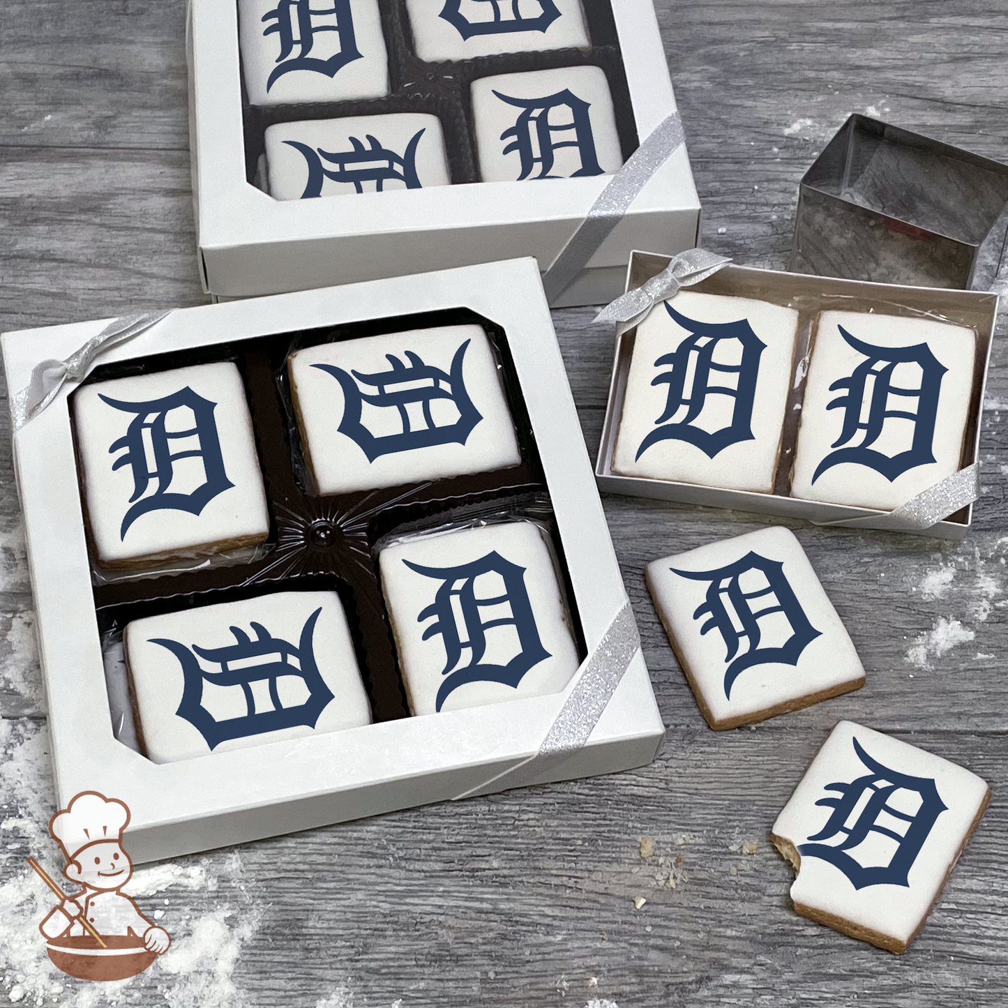 MLB Detroit Tigers Cookie Gift Box (Rectangle)