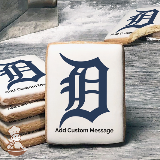 MLB Detroit Tigers Custom Message Cookies (Rectangle)