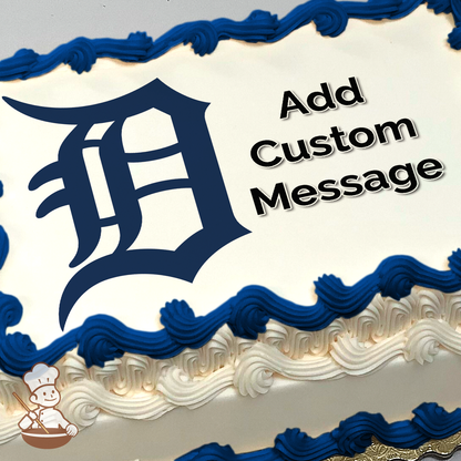 MLB Detroit Tigers Photo Cake