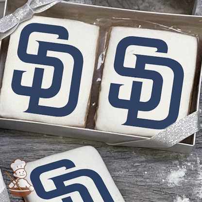 MLB San Diego Padres Cookie Gift Box (Rectangle)