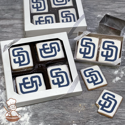 MLB San Diego Padres Cookie Gift Box (Rectangle)