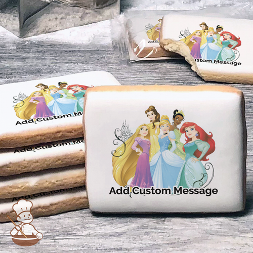 Disney Princess Dream Custom Message Cookies (Rectangle)